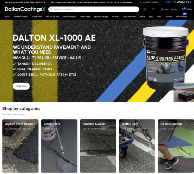 Dalton Coatings X Website