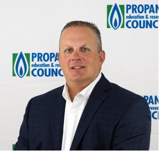 Professional representative of Propane Education & Research Council in business attire