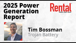 2025 Power Generation Report slide with professional headshot and company logos