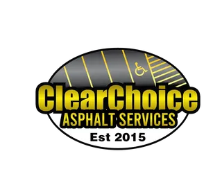 Clear Choice Asphalt Services logo with wheelchair accessibility symbol