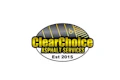 Clear Choice Asphalt Services logo with wheelchair accessibility symbol