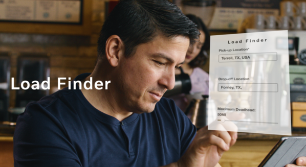 Logistics professional reviewing Load Finder shipping document
