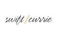 Swift Currie logo: Elegant black text with yellow vertical line