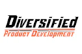 Diversified Product Development logo in black and orange