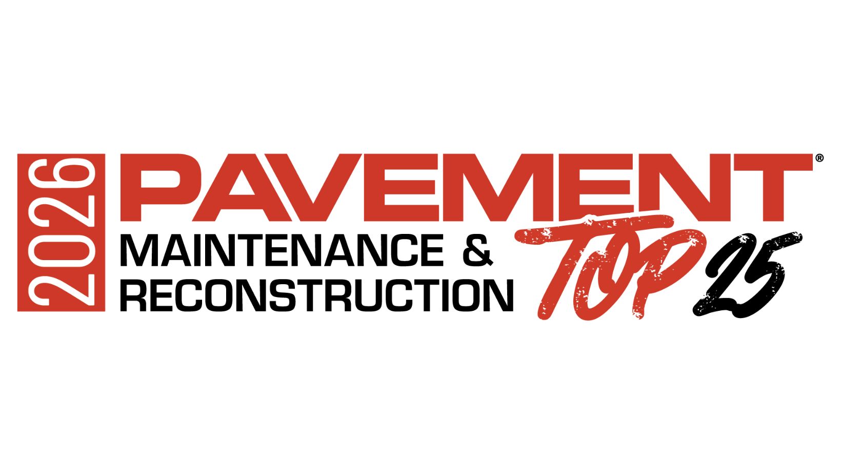 2026 Pavement Maintenance & Reconstruction Top 25 award logo