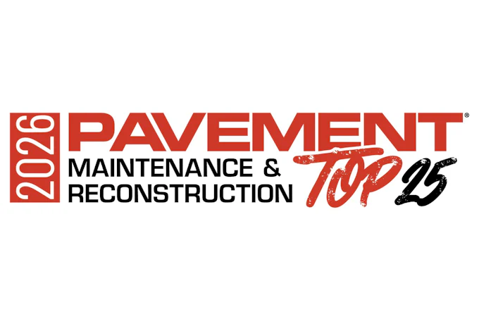 2026 Pavement Maintenance and Reconstruction Top 25 award logo