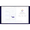 Manny project assistant logo featuring a colorful four-pointed star design in blue, yellow, orange, red, and green