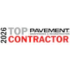 2026 Top Pavement Contractor award badge for pavement maintenance and reconstruction services
