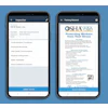 OSHA QuickCard training material on heat stress prevention displayed on mobile app interface