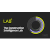 LAB+ Construction Intelligence Lab logo with yellow and purple concentric circle design