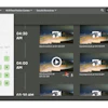TrueLink security camera management dashboard showing multiple surveillance feeds from February 4, 2025 with timestamps and video playback options