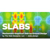 SLABS logo by The Slab Designer LLC featuring colorful thermal heat map design