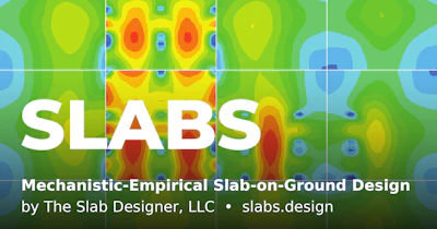 SLABS logo by The Slab Designer LLC featuring colorful thermal heat map design