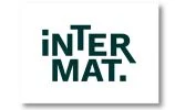 Intermat logo featuring stylized text in dark teal with period accent